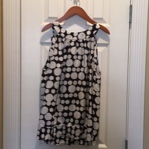 Black & White polka dots top.